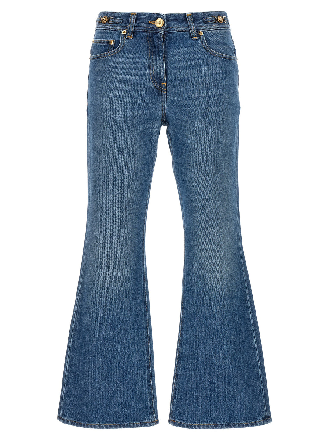 Versace Flared Jeans - Blue | 34f9b4f91bdc04e863f4271dc571af0307b87115