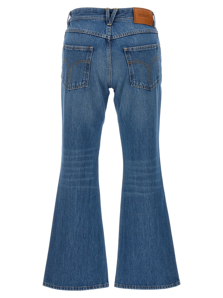 Versace Flared Jeans - Blue | 6396431b39f8b503a0f5f91680be225c6515c3e0
