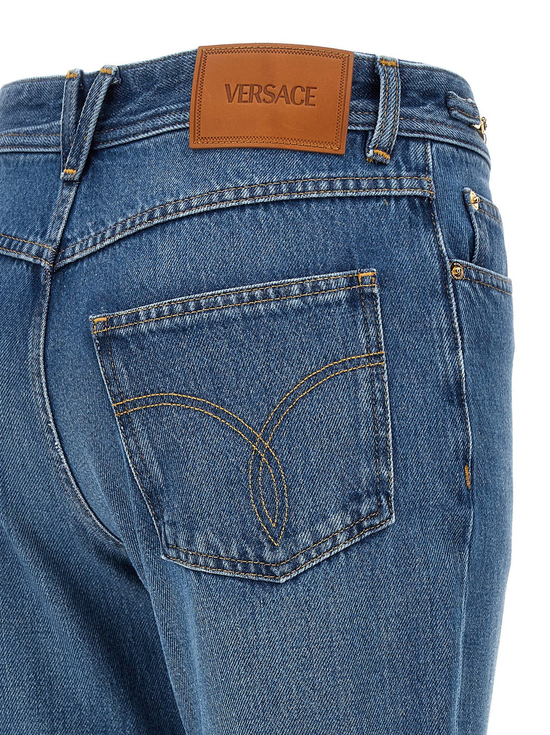 Versace Flared Jeans - Blue | 49c0d517ca2ff7f4724b542a6643553cd392f96e