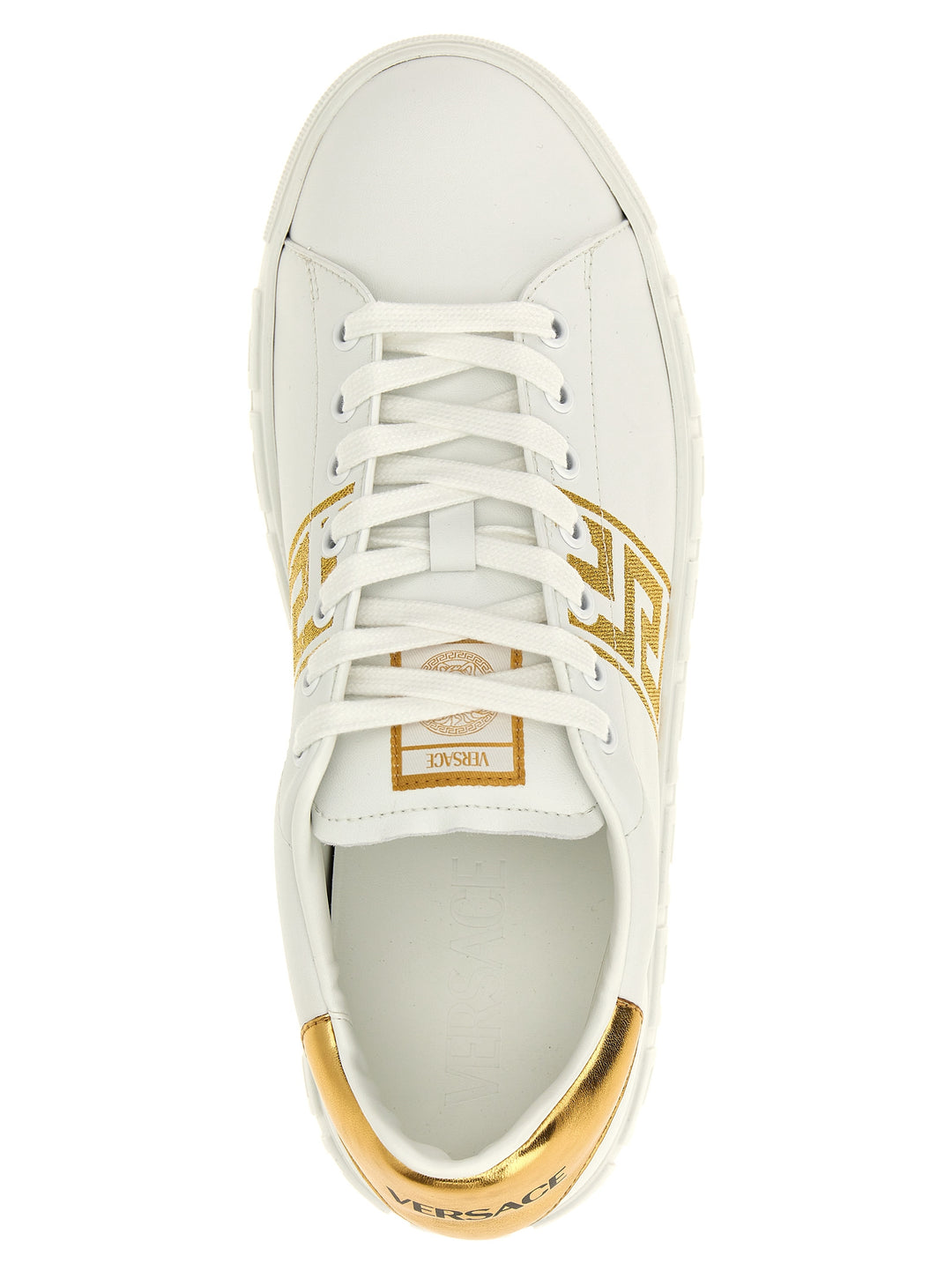 Versace Greca Sneakers - Gold | c776f6d419f8c9463635e65dda75c2cc8557bd32