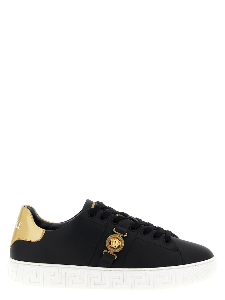 Versace Greca Sneakers - Black | 1026c32a5894292a456459c52b36dd9b1e5fc8d2