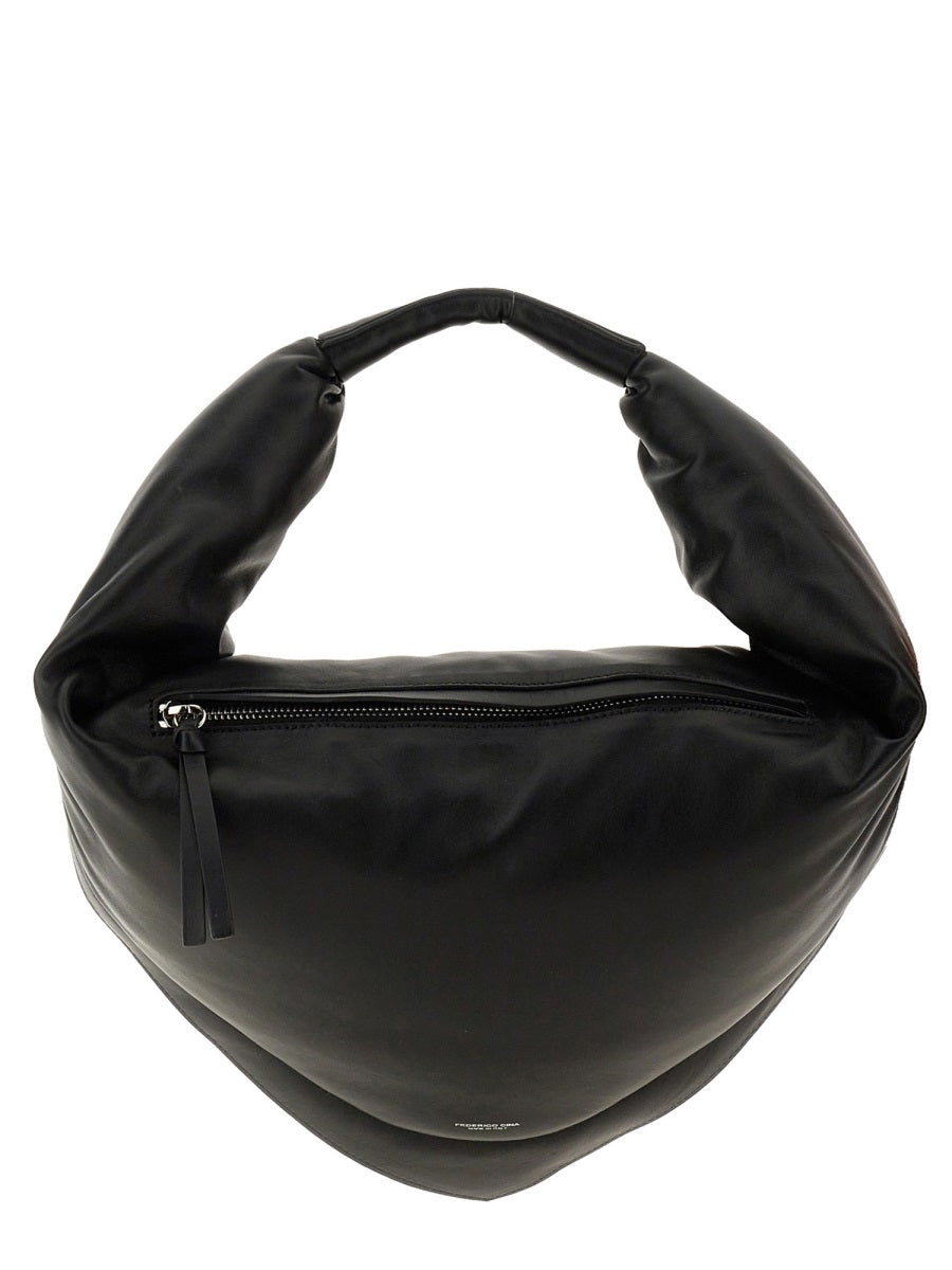 Federico Cina Shoulder Bags - Black | Wanan Luxury