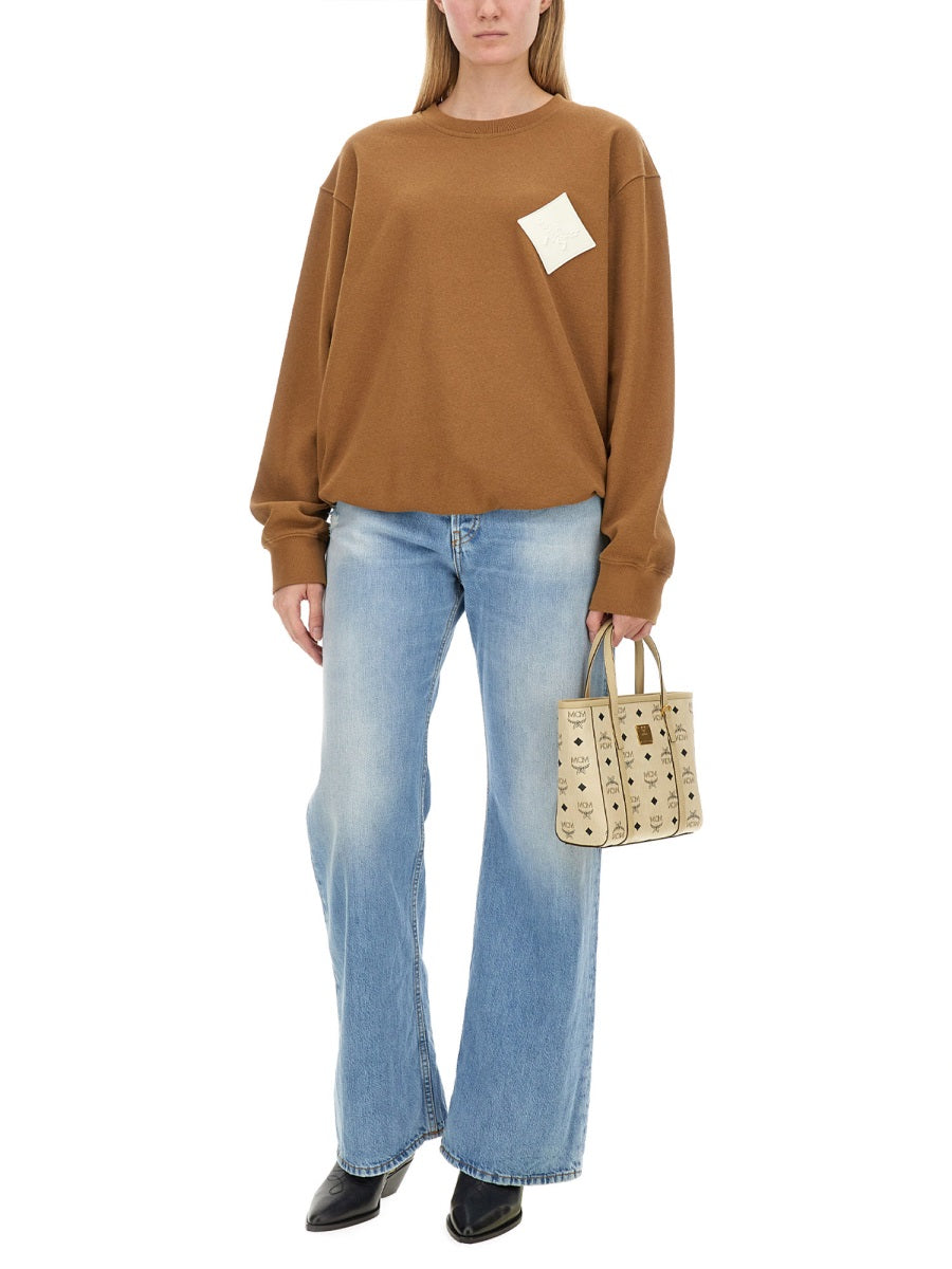 MCM Sweatshirts - Brown | Wanan Luxury