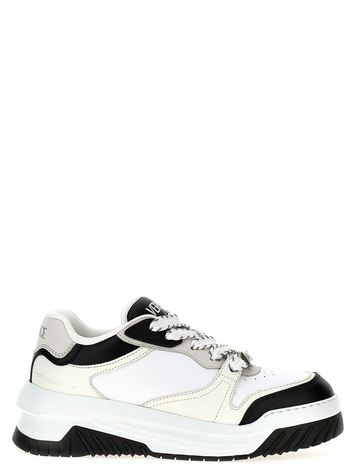 Versace Odissea Sneakers - White/Black | b53ff733b371e713bc3d27efdaf58fc1c1f869e7