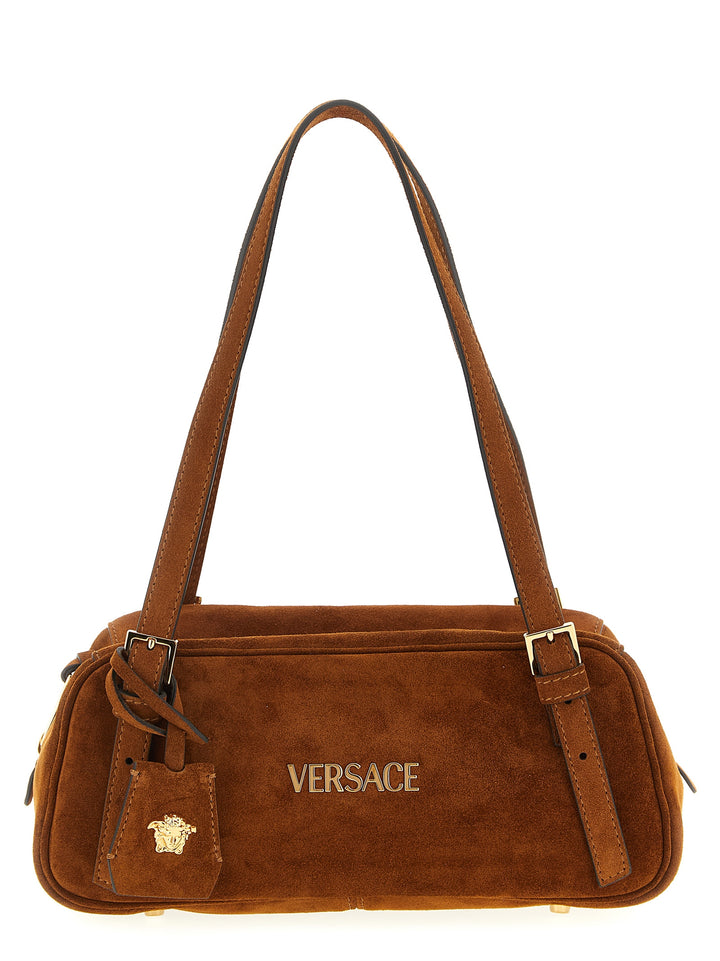 Versace Versace Tag Shoulder Bags - Brown | fe4fb2823b7a41162924d5236f99e3edc37b2f13