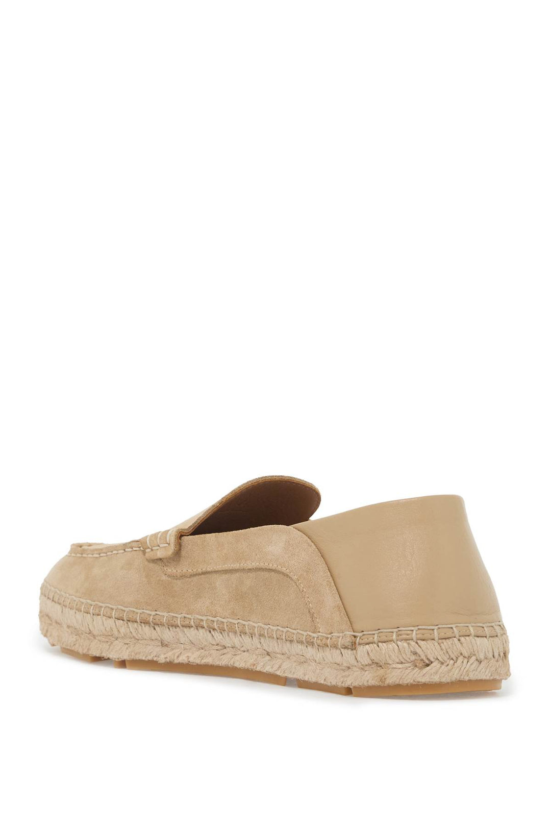 Espadrillas Stile Mocassino In Suede