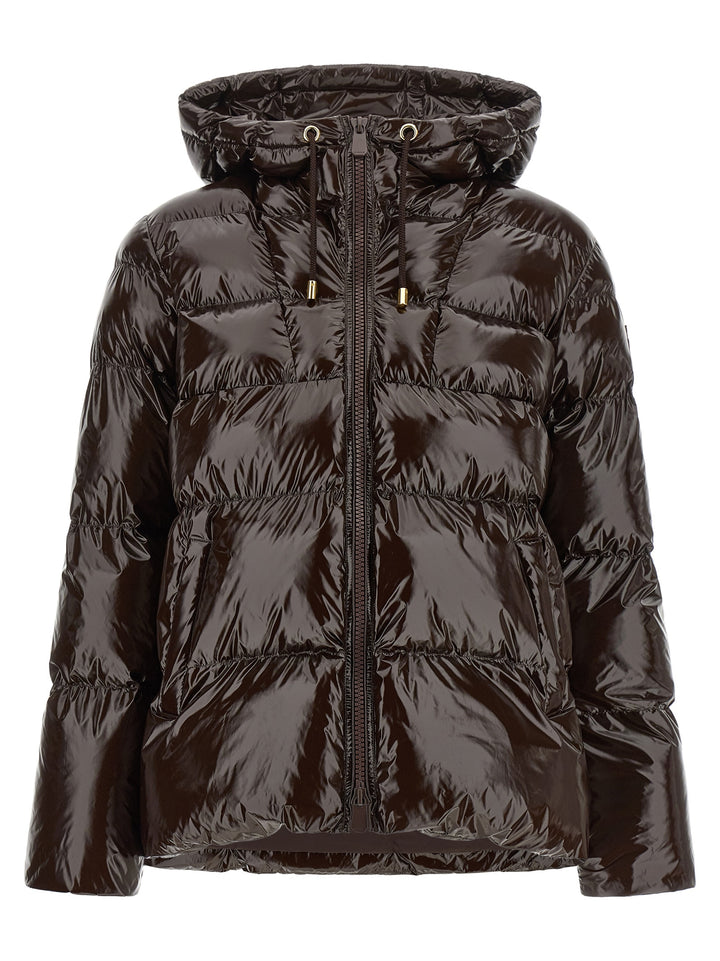 Pinko Eleodoro Puffer Jackets - Brown | 1a71e7db113382fd543712aab0bafe4d52af58ab