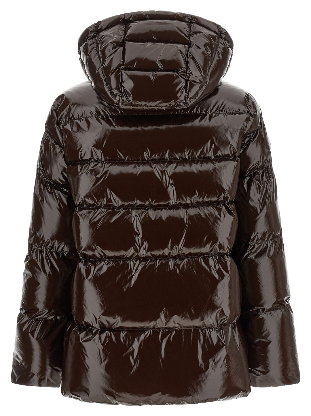Pinko Eleodoro Puffer Jackets - Brown | 1145e7e7dc9dba0980f64e6a319f0e1ec92c7681