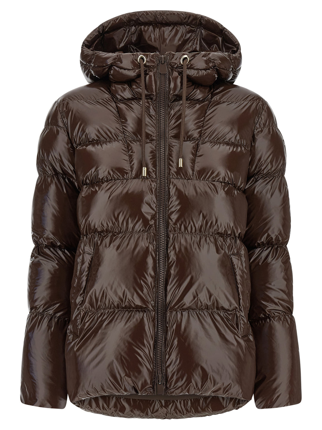 Pinko Eleodoro Puffer Jackets - Brown | f45e96a7a2262b9e4d3eabbac6e5a850ceffe43c