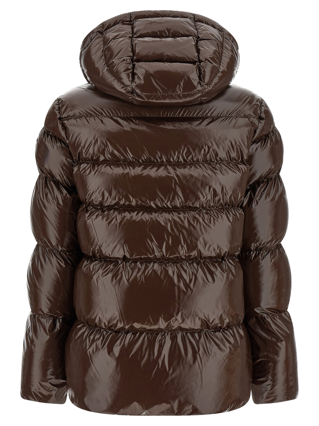 Pinko Eleodoro Puffer Jackets - Brown | f56f37047ca2becd311a8b2706f23b91a96439e7