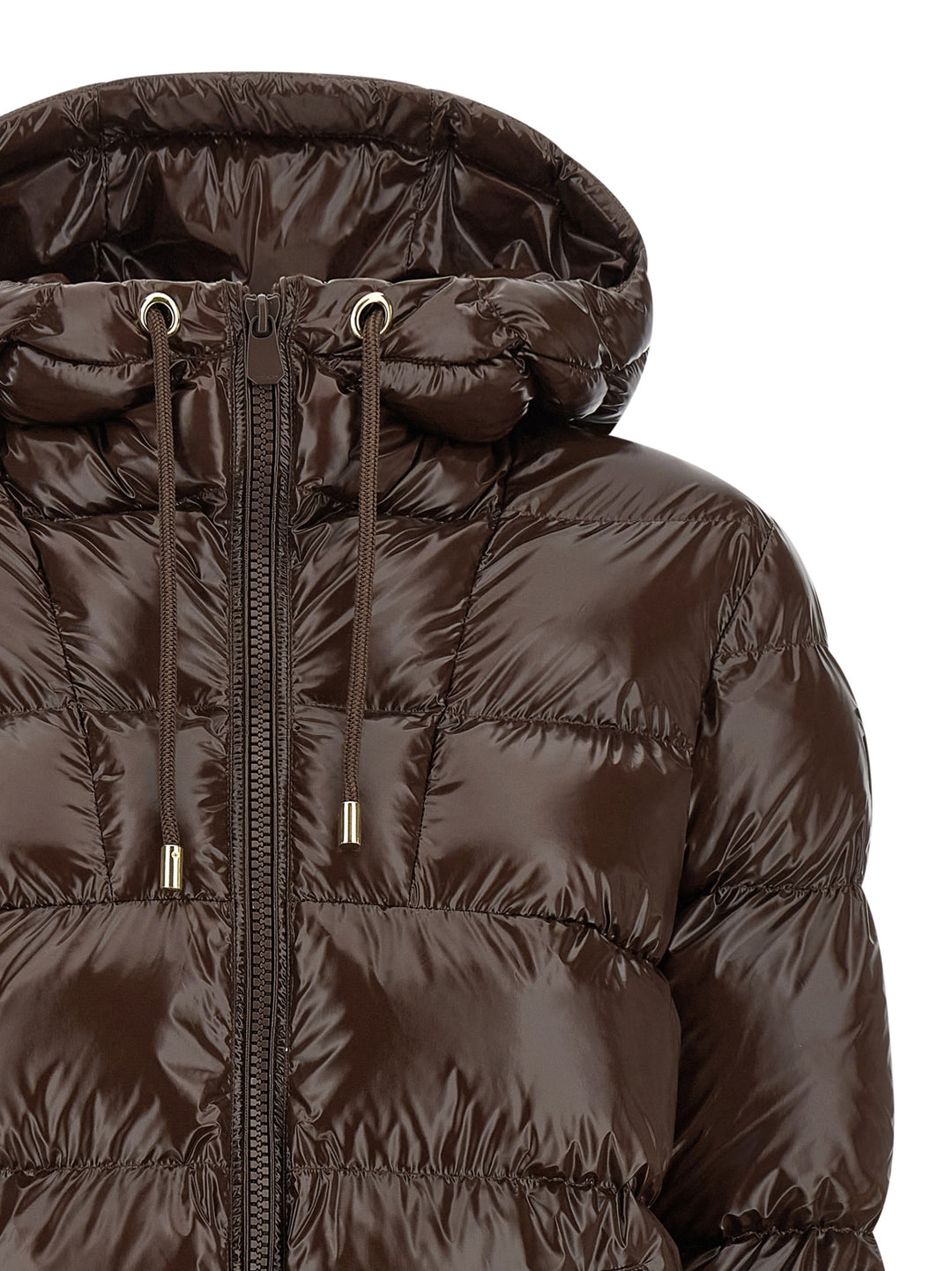 Pinko Eleodoro Puffer Jackets - Brown | fc622f65140bef809a9b165865af0e5c6b01373a