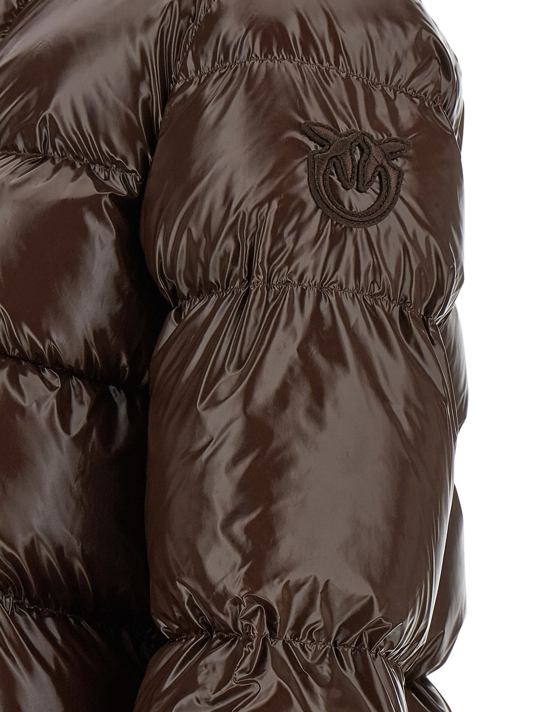 Pinko Eleodoro Puffer Jackets - Brown | 1a6d6c288005f31282724b091759b74d2a0efea7