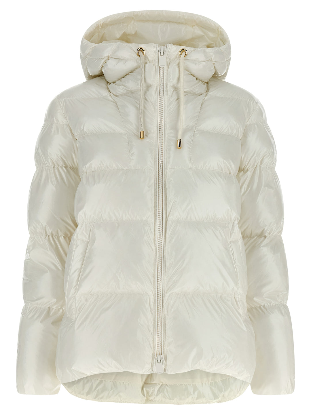 Pinko Eleodoro Puffer Jackets - White | 4d4d4affb171eea0737329449b664808a09d18f1