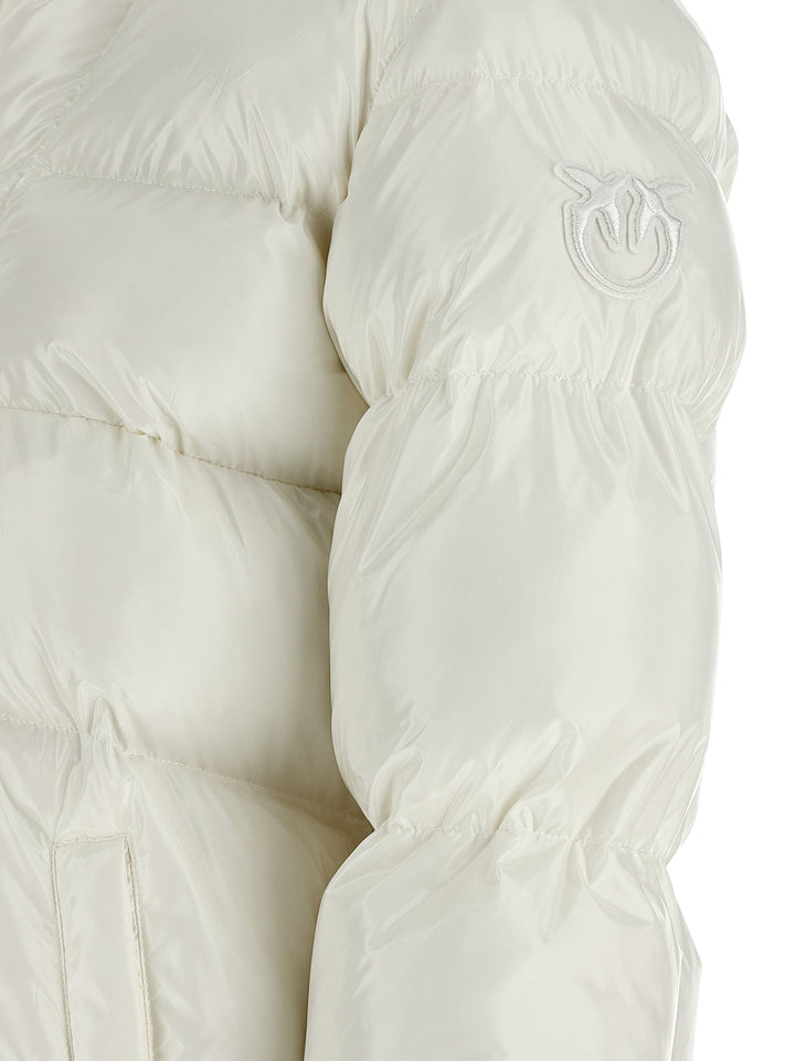 Pinko Eleodoro Puffer Jackets - White | ef1505dba206471878ce3a229a195afacf5b15ec