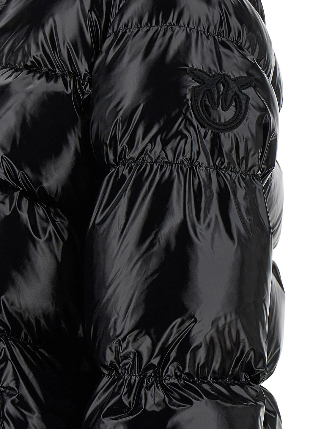 Pinko Eleodoro Puffer Jackets - Black | 5611559db198328bb14de60e23a38db33f388dc8