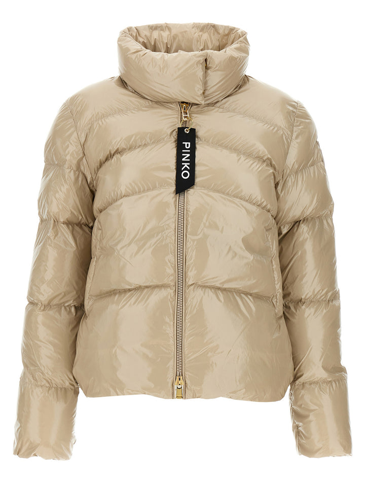 Micro Caban Casual Jackets, Parka Beige