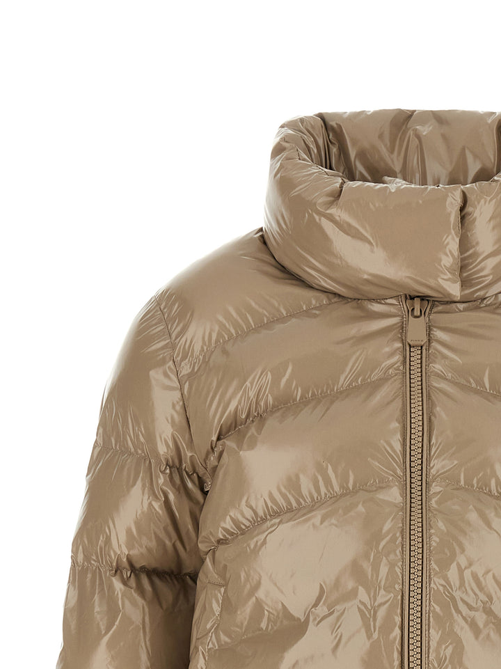 Pinko Mirco Puffer Jackets - Beige | b453f1ae5e55626491a1f4c6e9ea2a030af2028b