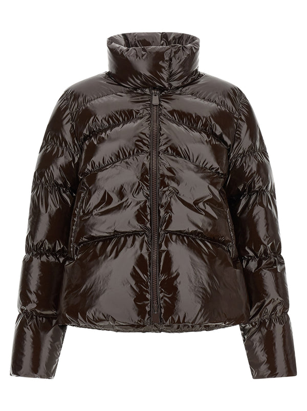 Love Birds Puffer Jackets Brown