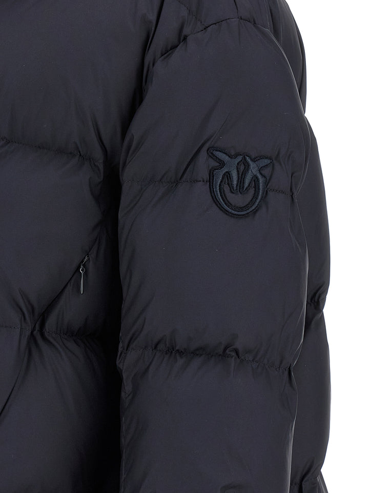 Pinko Giza Puffer Jackets - Blue | 0e6300dd2d56cbbe3667a2671aaad0366c026c3e