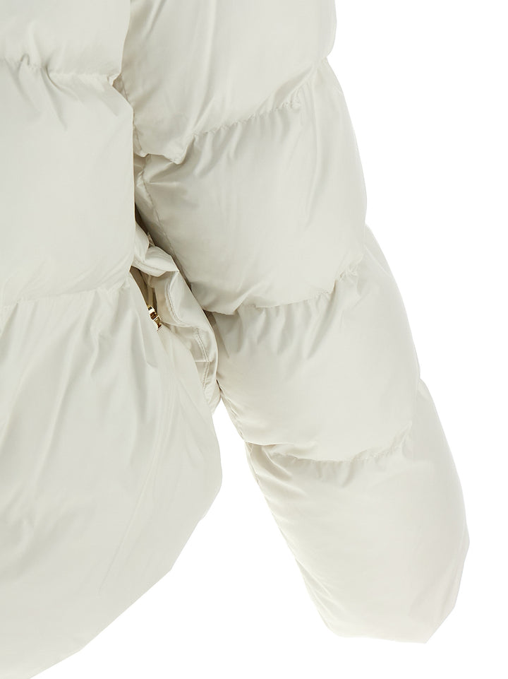 Pinko Giza Puffer Jackets - White | f2010449926c2a702df36fb97eeb724edc711590