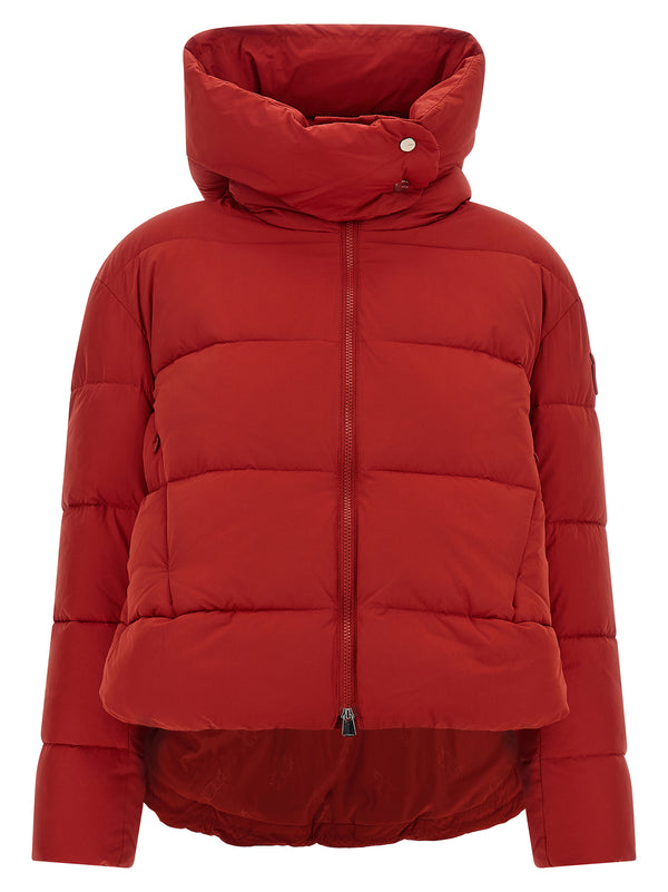 Matt Finish Down Jacket Puffer Jackets Red