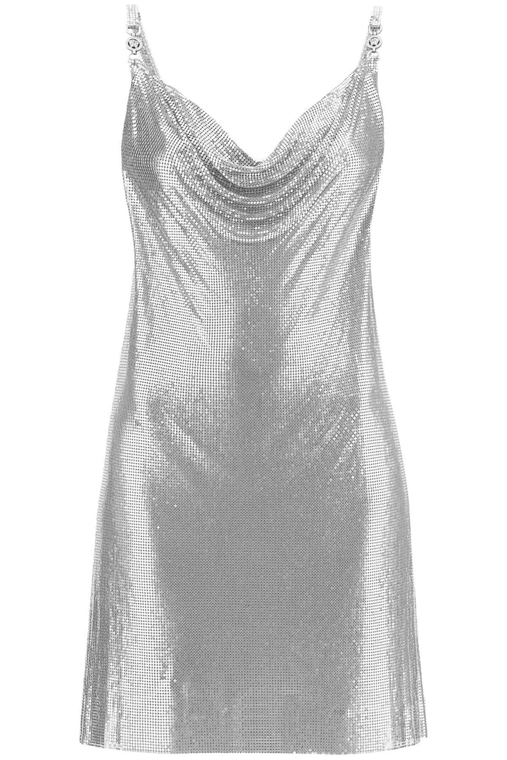 Mini Metallic Knit Dress