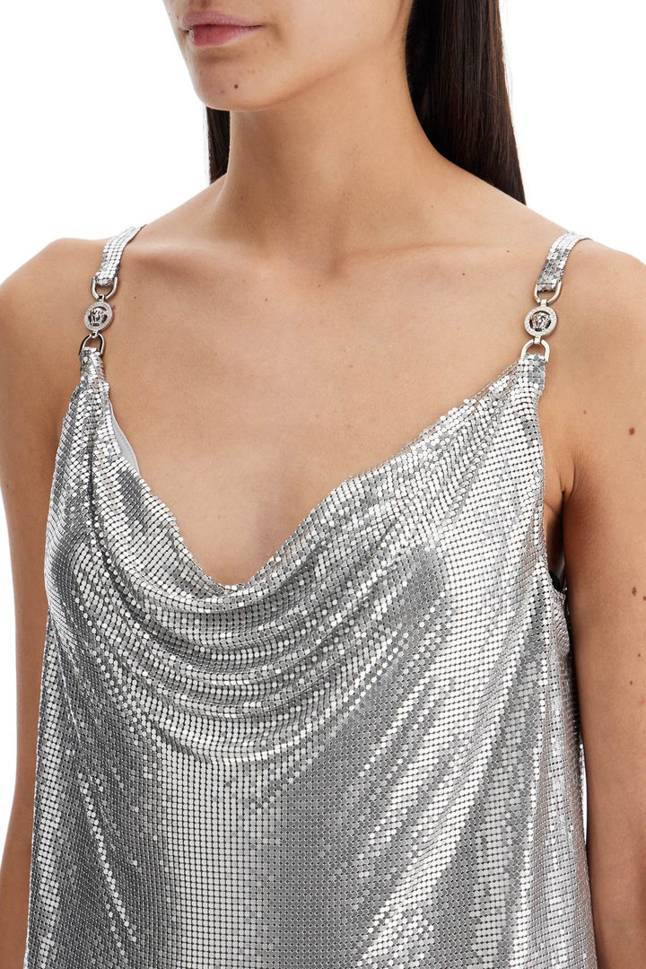 Mini Metallic Knit Dress