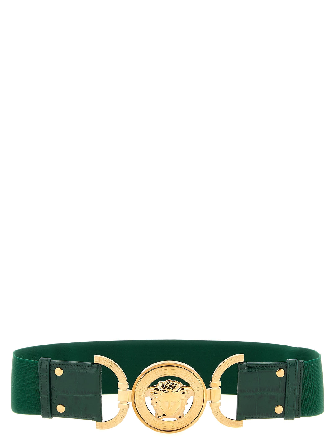 Versace Medusa Belts - Green | 9b229b21b7d40e76a68e3b20887ab232f52acc31