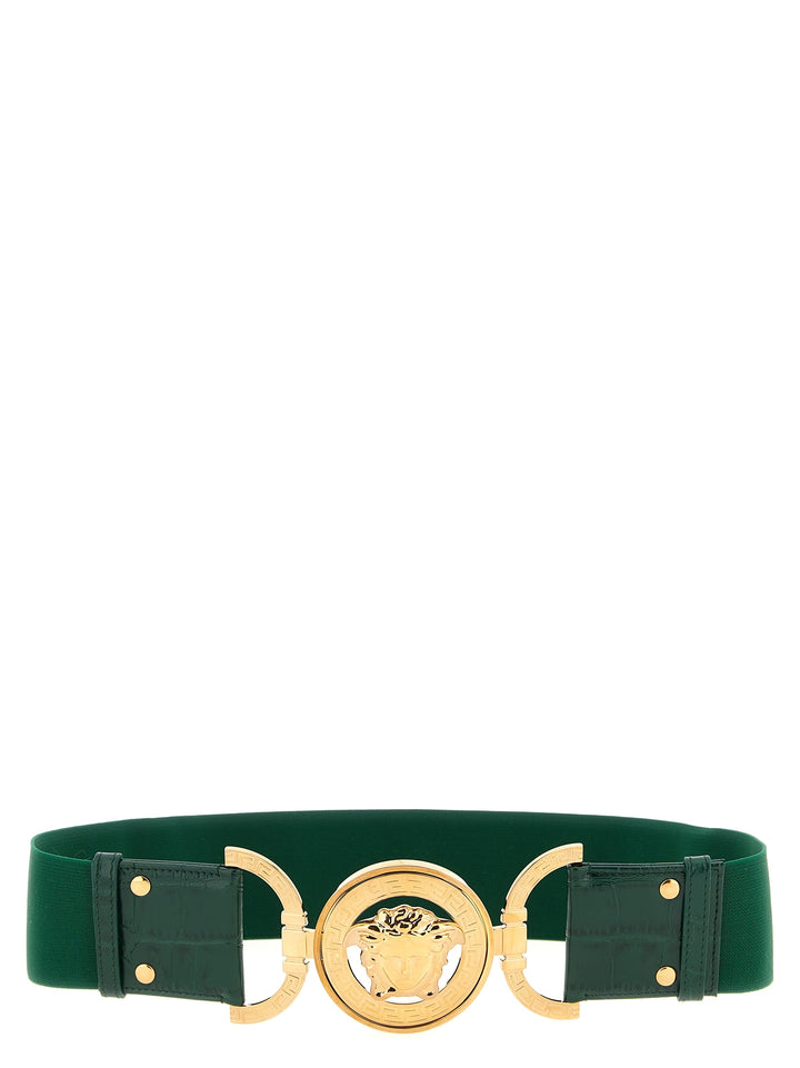 Versace Medusa Belts - Green | 9b229b21b7d40e76a68e3b20887ab232f52acc31