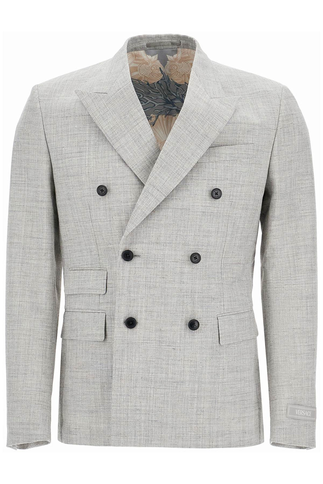 Blazer Doppiopetto In Misto Lana