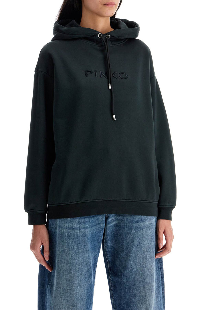 Felpa Oversize Con Ricamo Logo