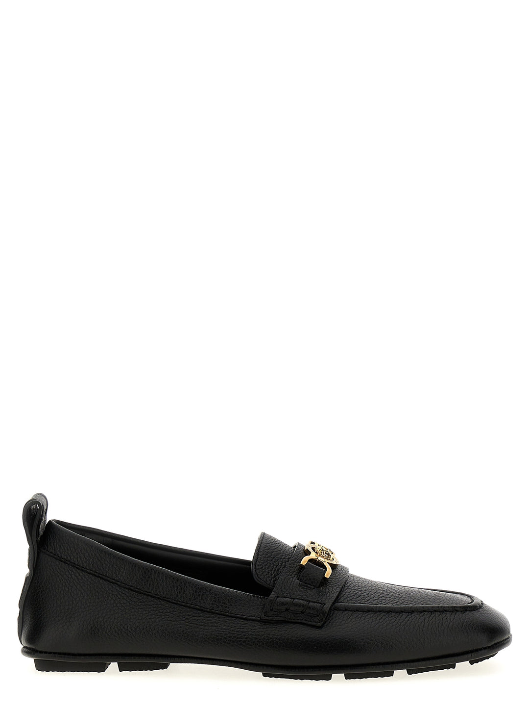 Versace Villa Driver Loafers - Black | ceeedafeb80272a76d7609a64d182210a3ebbdad