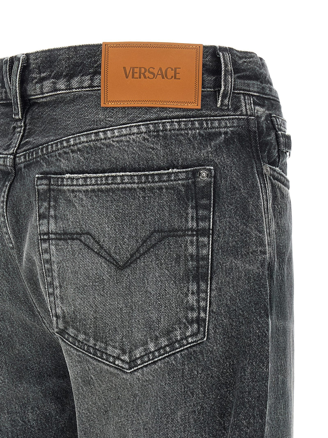 Versace Medusa Biggie Jeans - Gray | 7abdcf73a8f9f00d7f5d7a348f2c0000119c7bd3