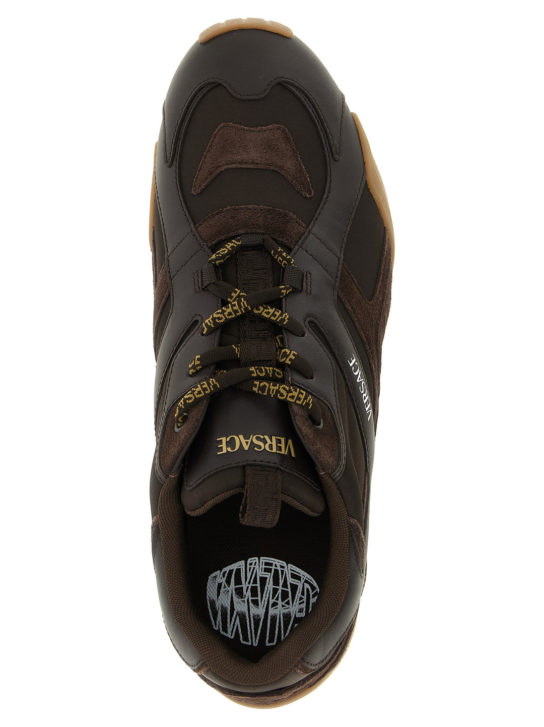 Versace Galaxia Sneakers - Brown | 74f2f0a57a47d3f1567c10451fecb034f33d2f17