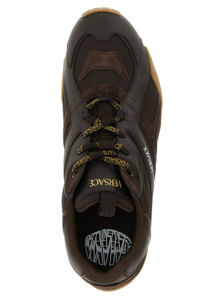 Versace Galaxia Sneakers - Brown | 74f2f0a57a47d3f1567c10451fecb034f33d2f17