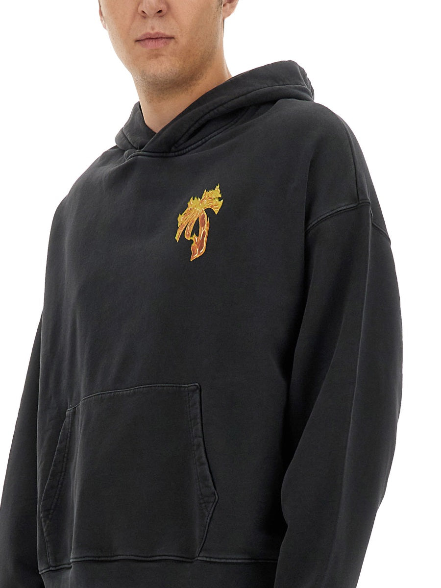 Palm Angels Sweatshirts - Black | Wanan Luxury