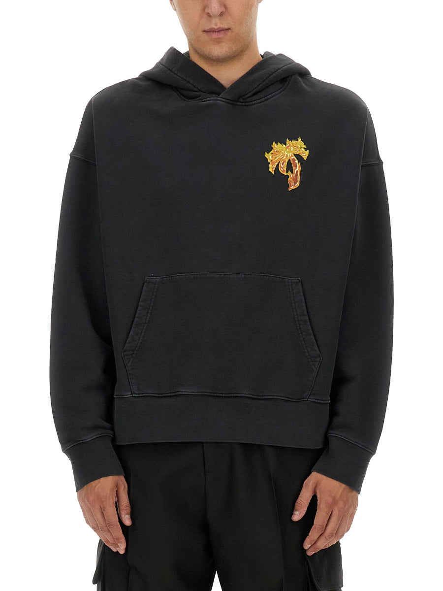Palm Angels Sweatshirts - Black | Wanan Luxury