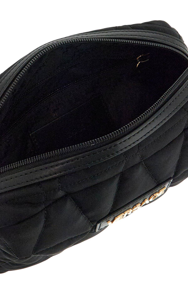 Quilted Nylon Camera Bag With