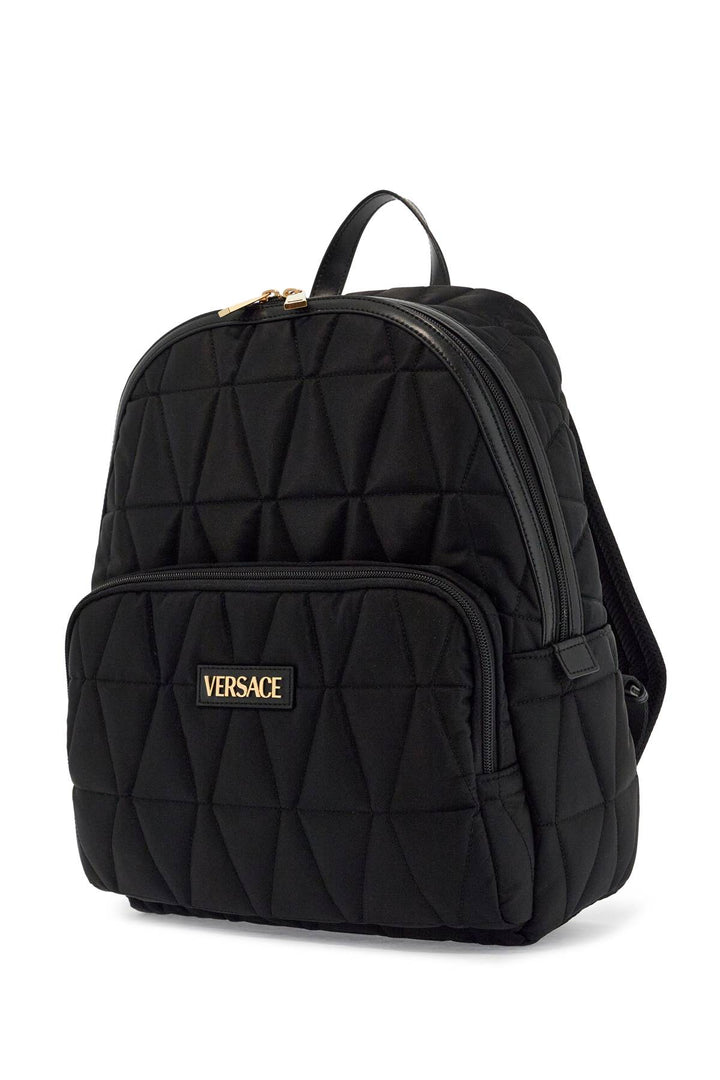 Quilted Nylon Backpack