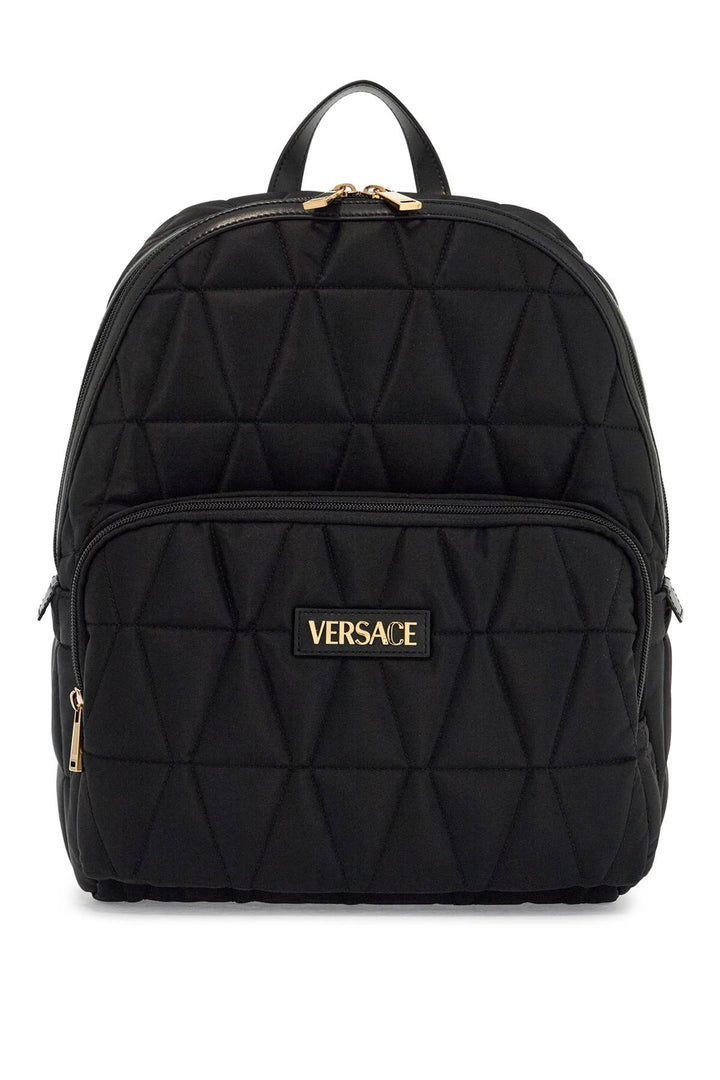 Quilted Nylon Backpack