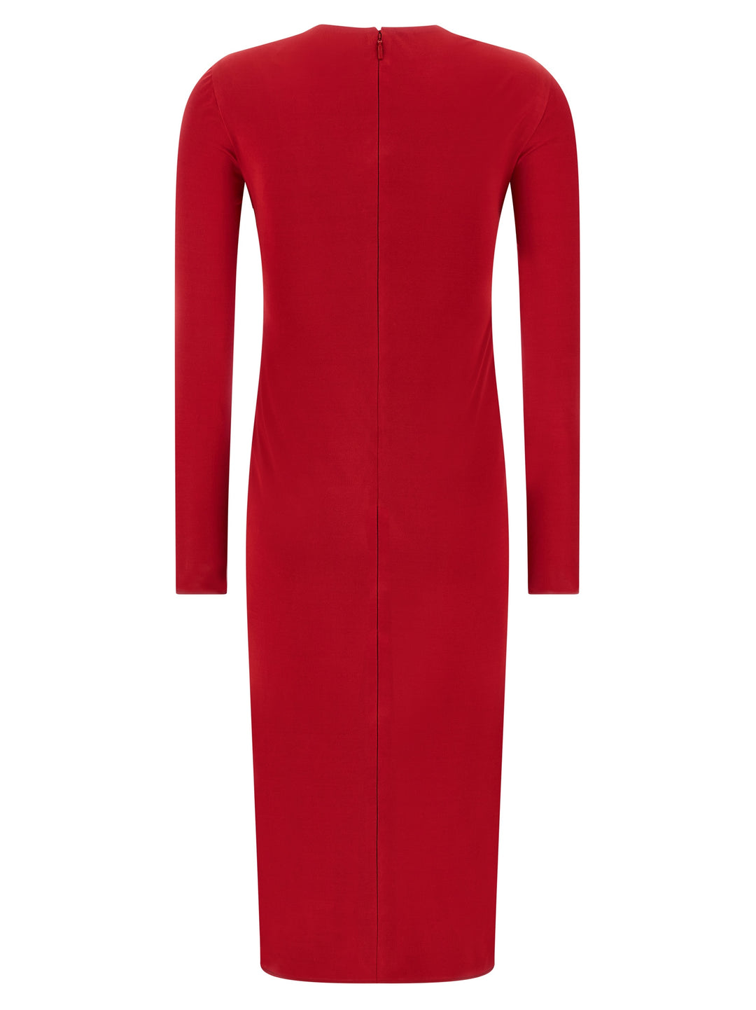 versace red dresses Vintage Versace Embellished Red Silk Gown Dress Size 42