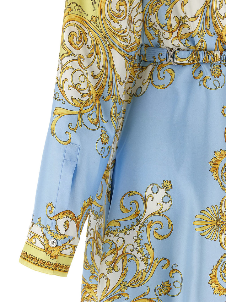 Versace Spring Barocco Dresses - Light Blue | 8c9e550a67d502aae0e0f238e83c2393181ee084