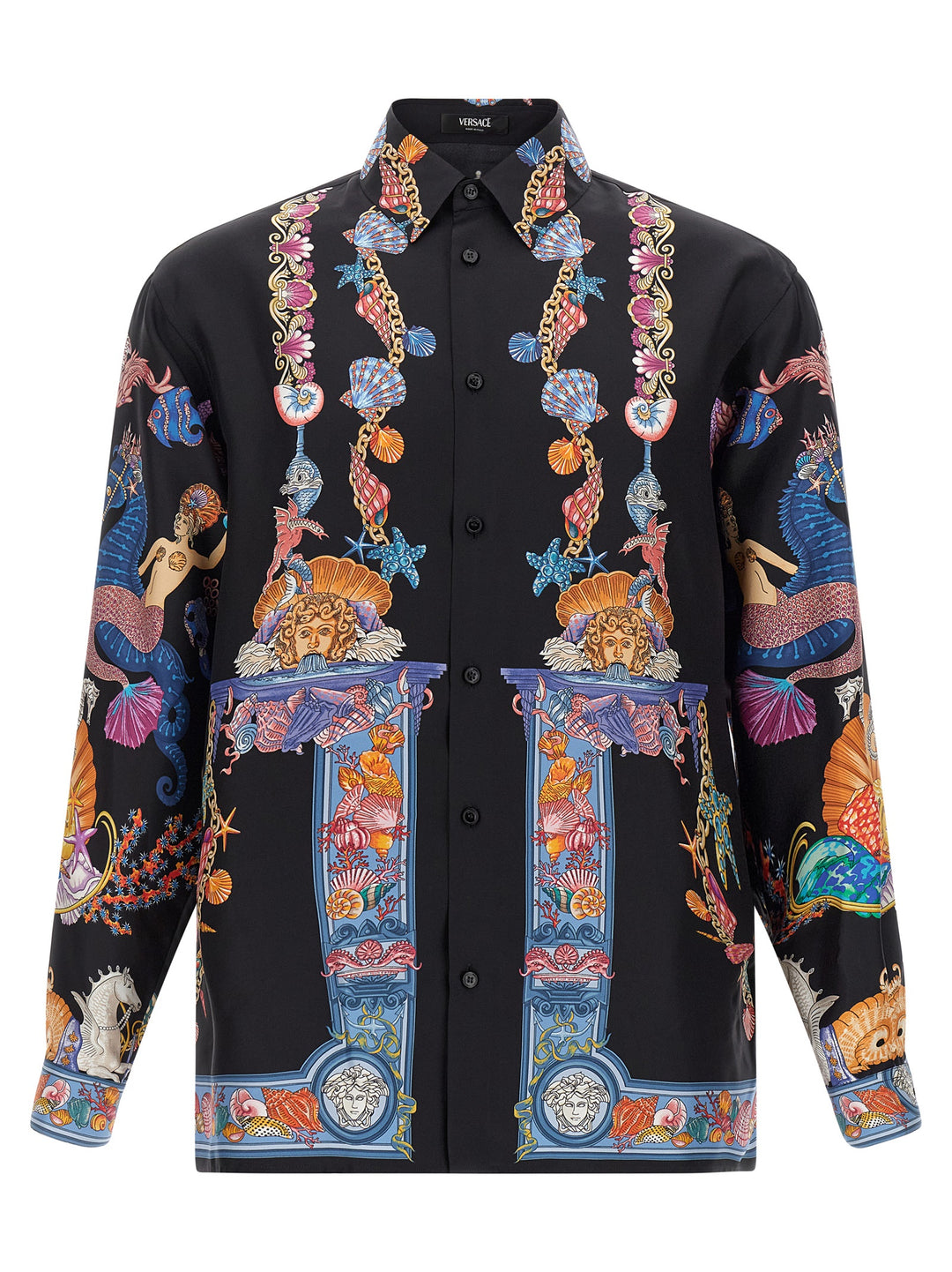 Versace Coral Theatre Shirt and Blouse - Multicolor | 887101c5beb3f2a32efb522b1a186dbe1dafcc79