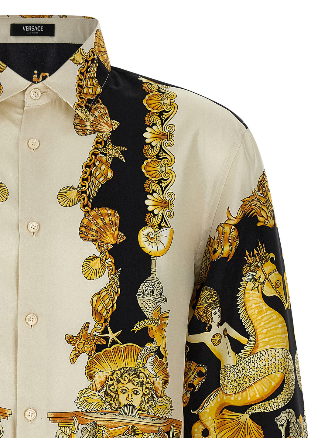 Versace Coral Theatre Shirt and Blouse - Multicolor | c18a319fb5551bae7aad1a506a3846583f792e71