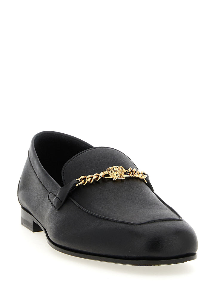 Versace Medusa Loafers - Black | 339afd6c1fc39f429dcb7e0a786fe7164b37ad46
