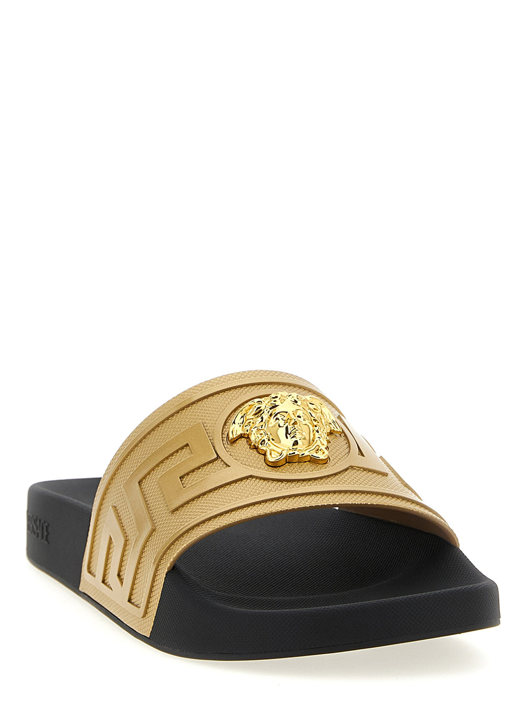 Versace La Medusa Sandals - Gold | b9b372d98f54bd905facae561f9d1c1f6d7ceeb7