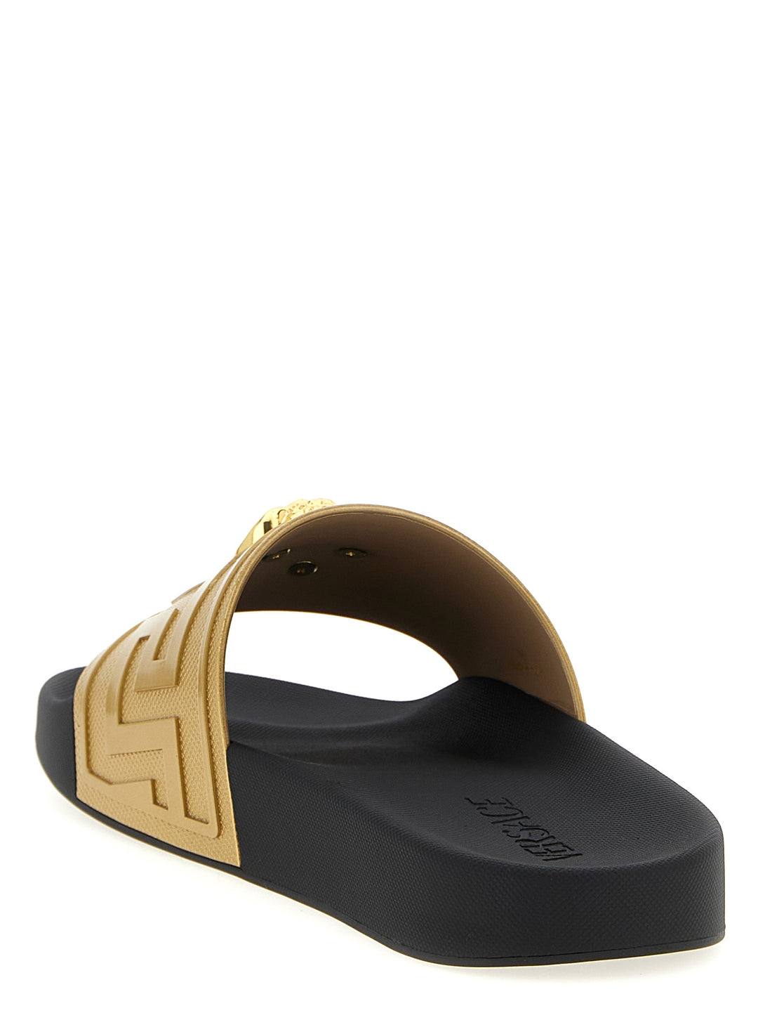Versace La Medusa Sandals - Gold | 4d0a41933fb8ddbfc9e62bb90955d08171cda340