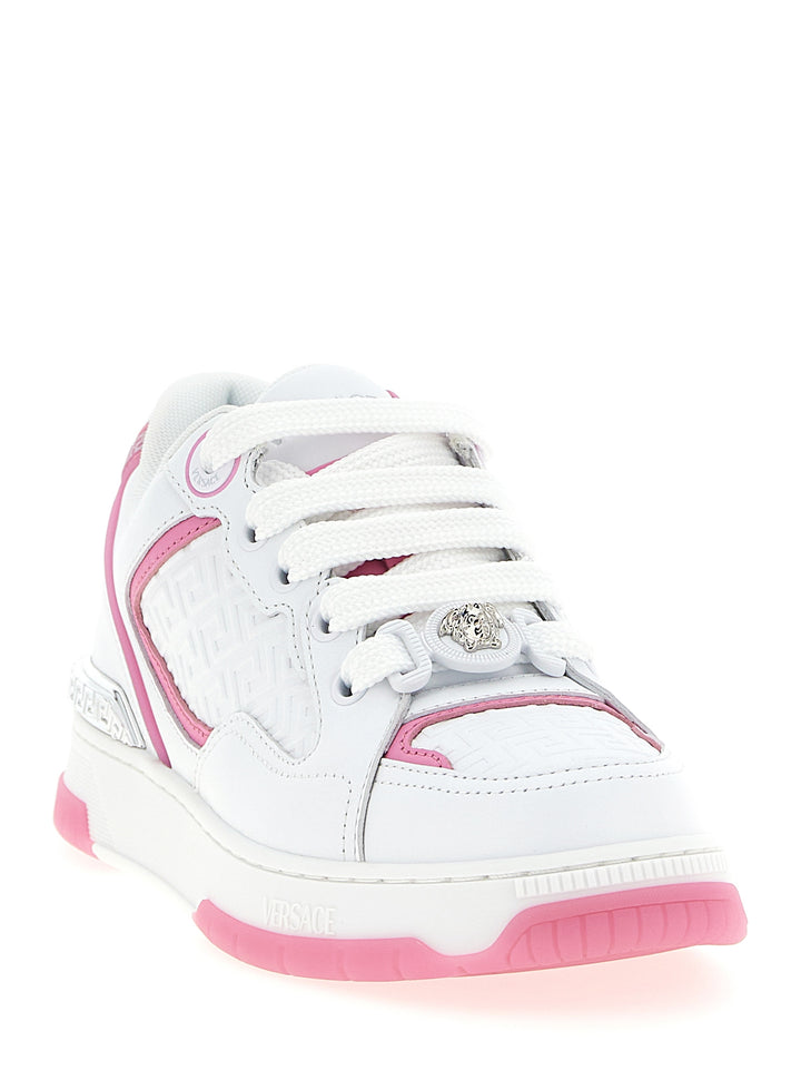 Versace Biggie Basket Sneakers - Pink | 7867ce790ea992e302d7b79168eb0e0fbf431133