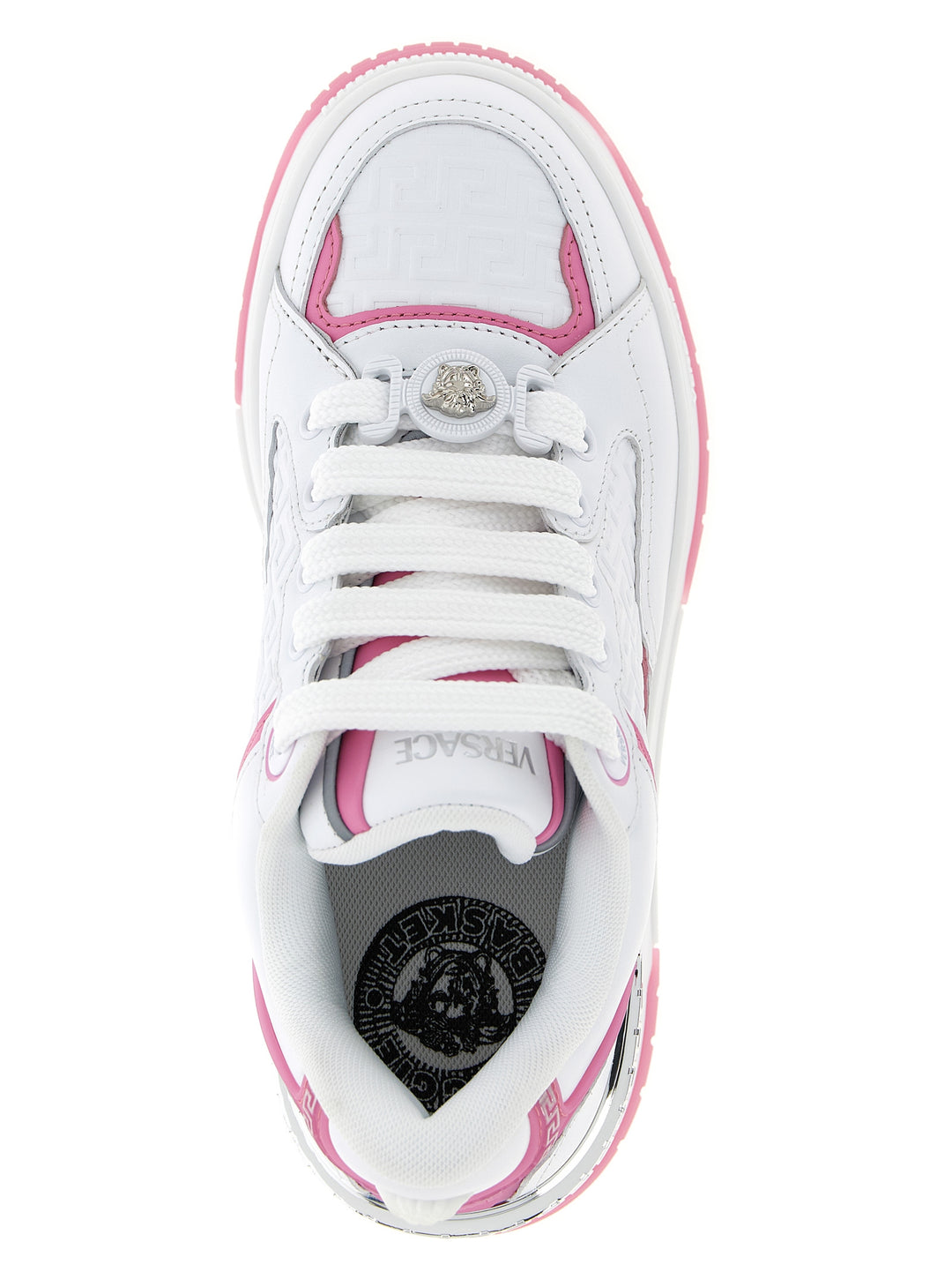 Versace Biggie Basket Sneakers - Pink | 28de588b44623765ca99e21f5164332343232309