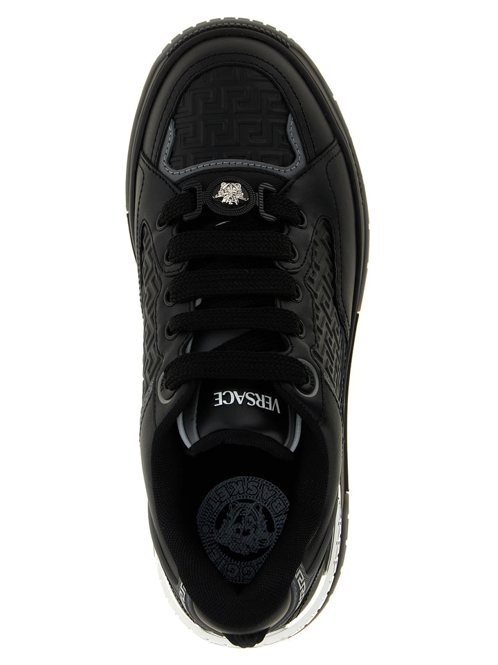 Versace Biggie Basket Sneakers - Black | 313ae5ed08d19267619e7f5651b171c11dd113a2